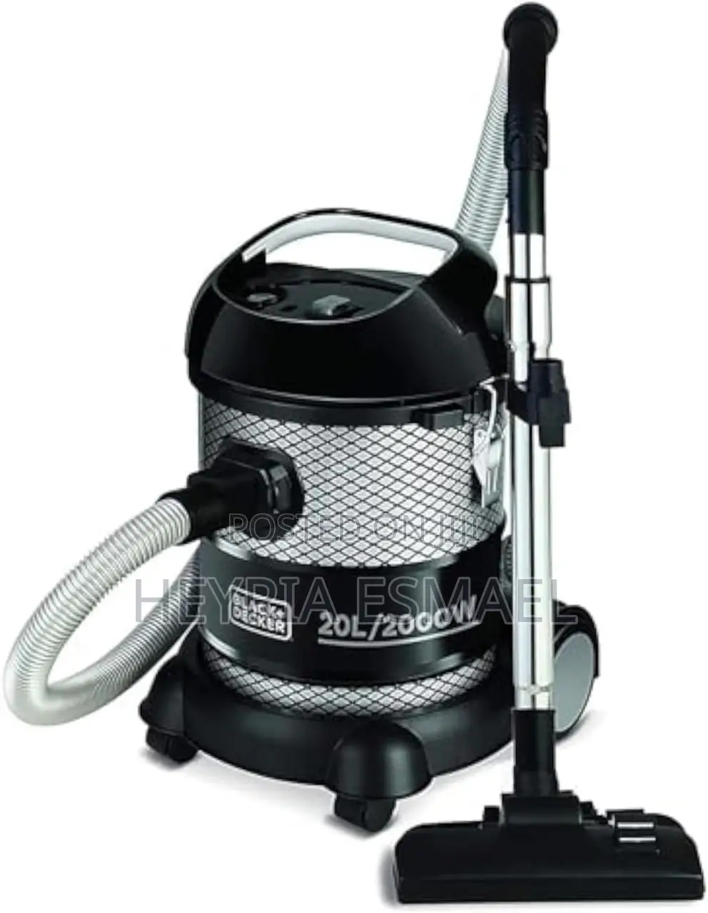 Black & Decker 20Liter 2000W Barrel /Drum /Dry Vacuum Cleaner BV2000-