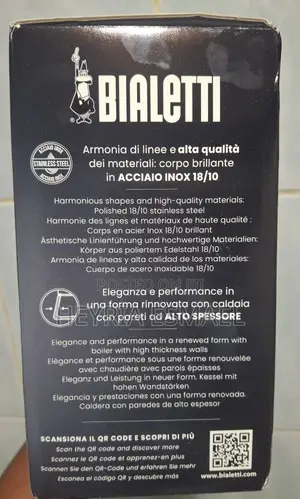 Bialetti Stainless Steel 4 Cups