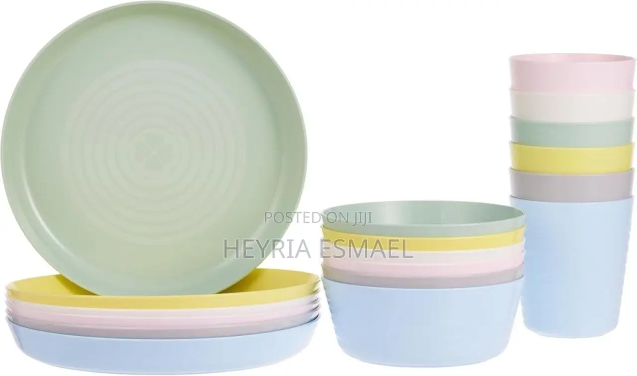 IKEA KALAS BPA-Free Kids Tableware Set - 36 Pices Set Make Mealtime