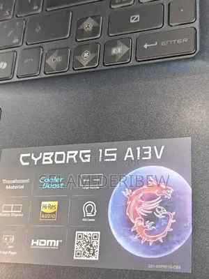 New Laptop MSI Cyborg 15 16GB Intel Core i7 SSD 1T