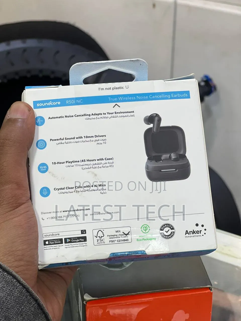 Soundcore R50i NC 🧠 Active Noise Cancellation