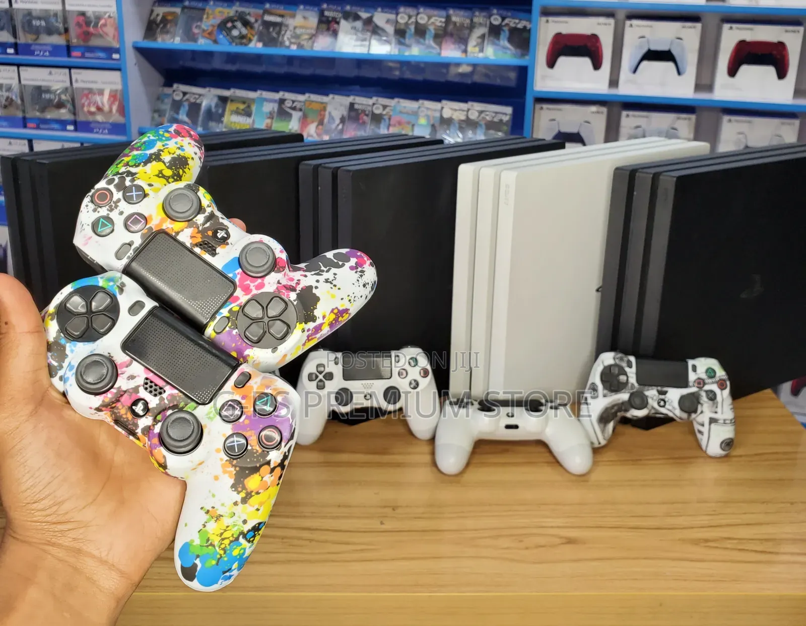 ልዩ የአዲስ ዓመት ቅናሽ | PlayStation 4 Pro | 1 Original Joystick + 5 Games