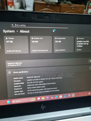 Laptop HP EliteBook 830 G5 16GB Intel Core 5 SSD 512GB