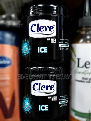 Clere Men Ice Body Cream | 48 Hour Moisturizing & Fresh Cooling