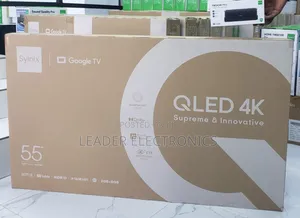 Syinix TV 55" Smart Google TV – 4K UHD QLED | New Model | Stunning