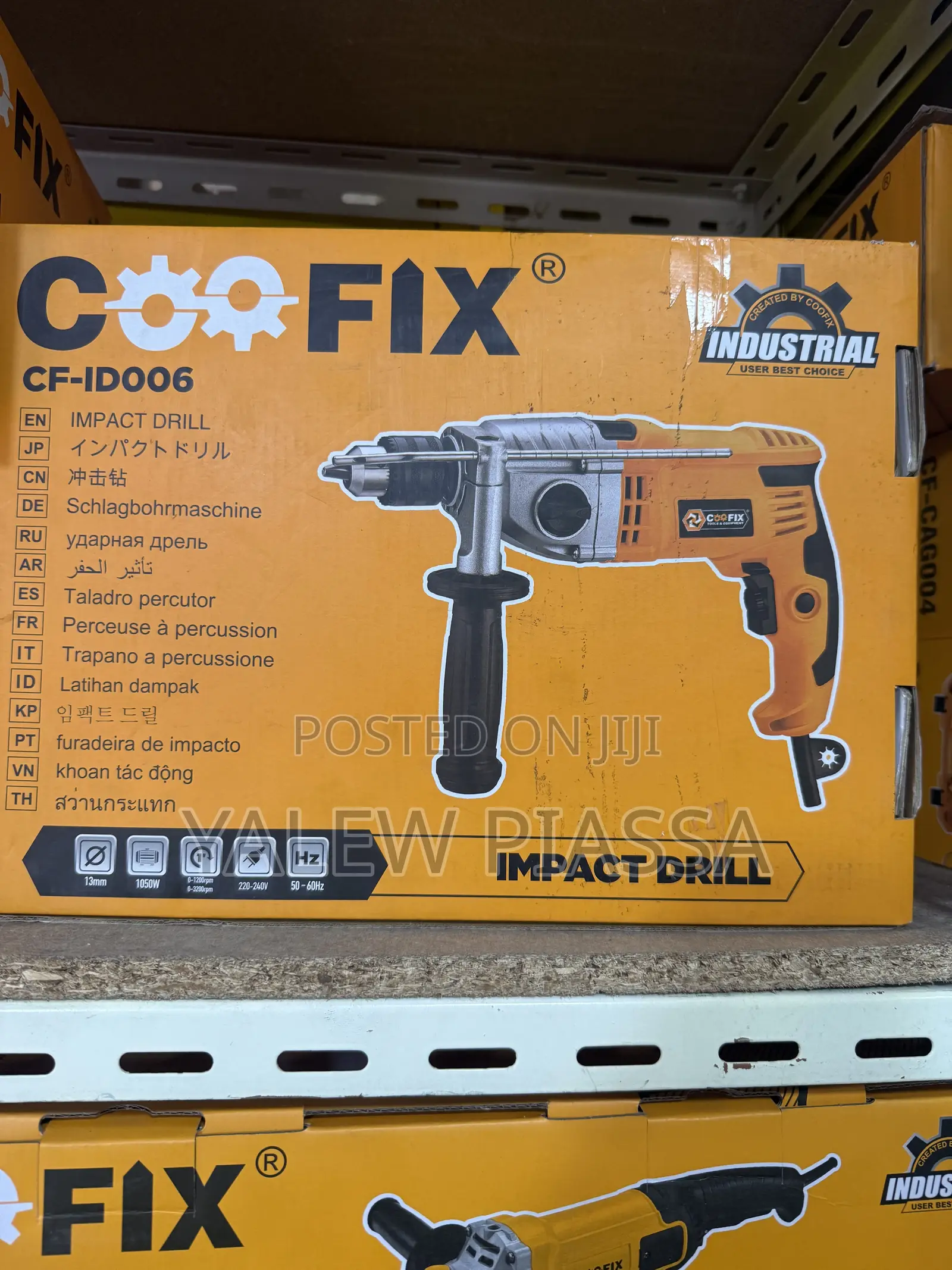 Coofix CF-ID006 1050W Industrial Impact Drill With a 13mm Chuck