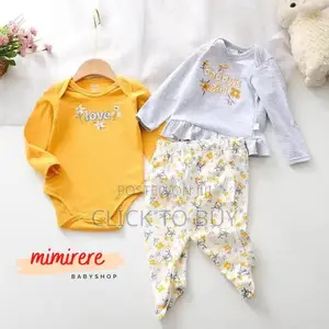 Adorable Baby Girl 3-Piece Set