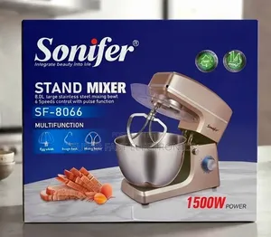 Sonifer Stand Mixer – 1500W Powerful Motor, 8.0L Stainless Steel Bowl