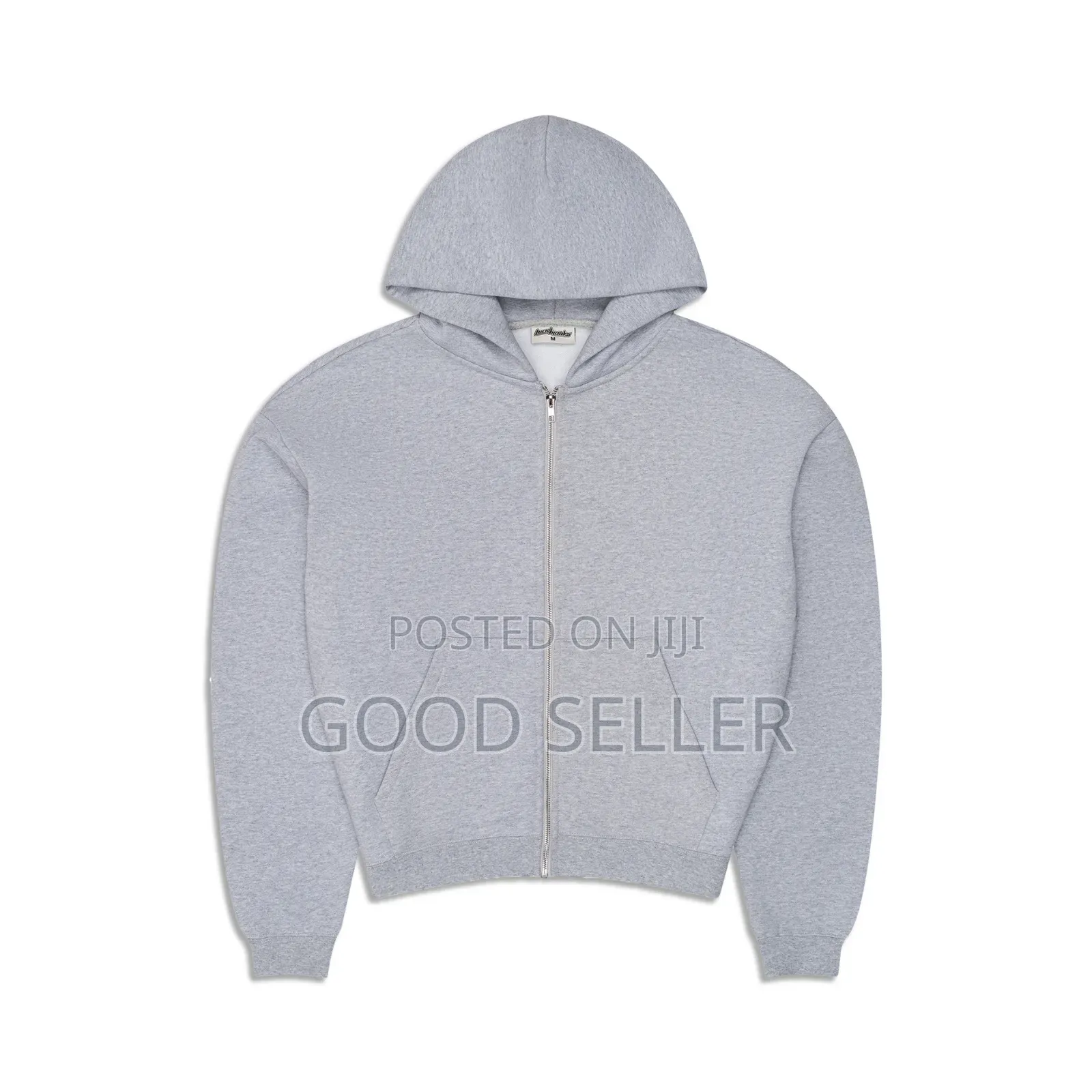 Gray Zip Up Hoodie