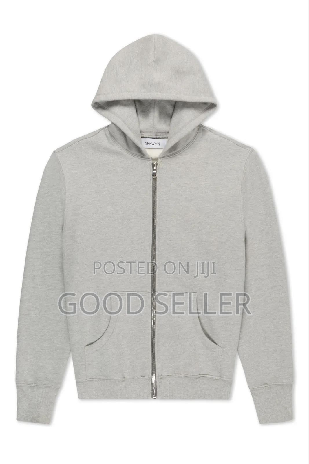 Gray Zip Up Hoodie