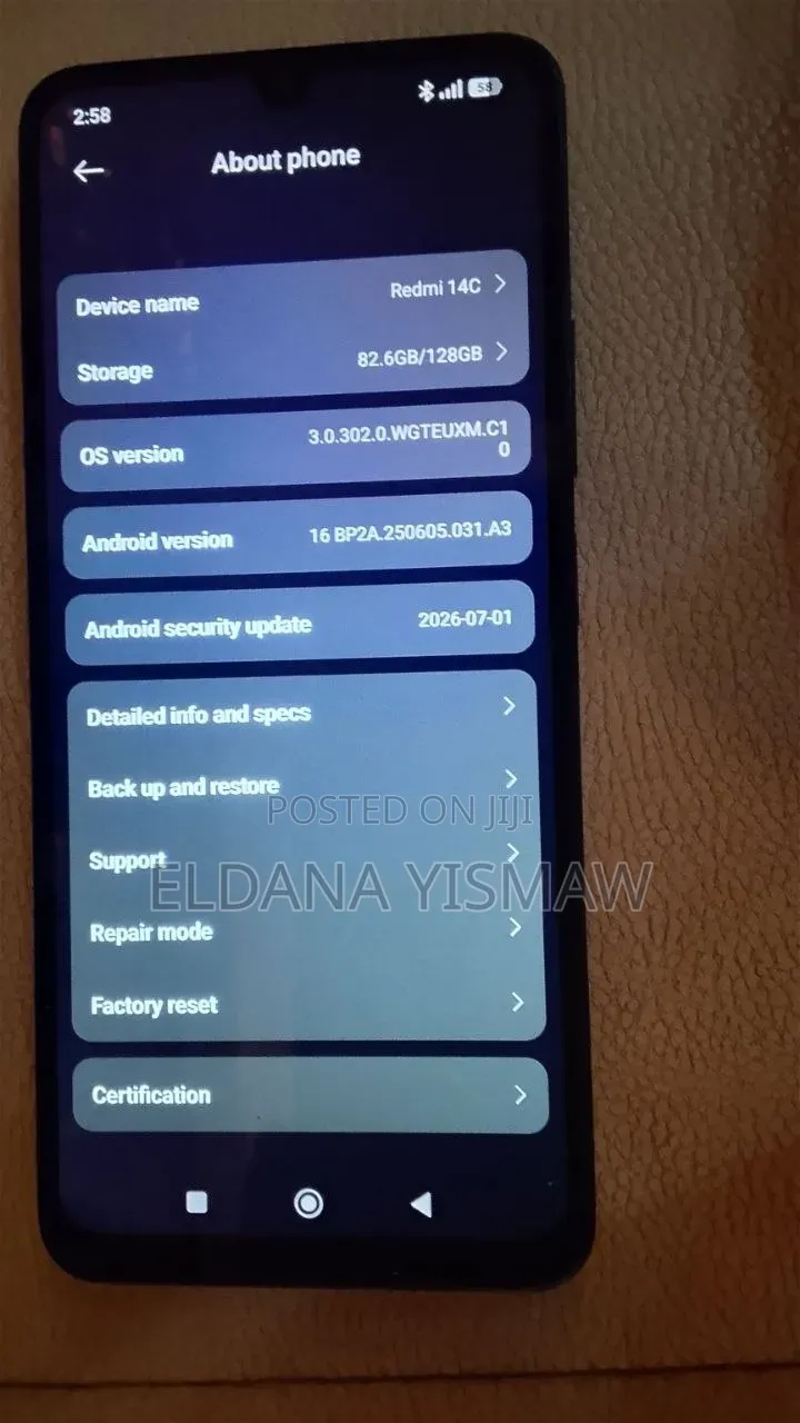 Xiaomi Redmi 14C 128 GB Black