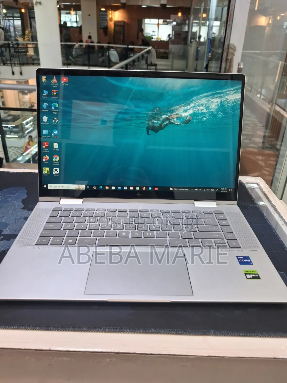 New Laptop HP Envy 16 Gaming 16-h1023dx 16GB Intel Core i7 SSD 1T