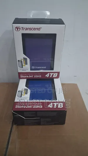 4TB Transcend External Hard Disk Drive Storage