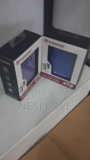 4TB Transcend External Hard Disk Drive Storage