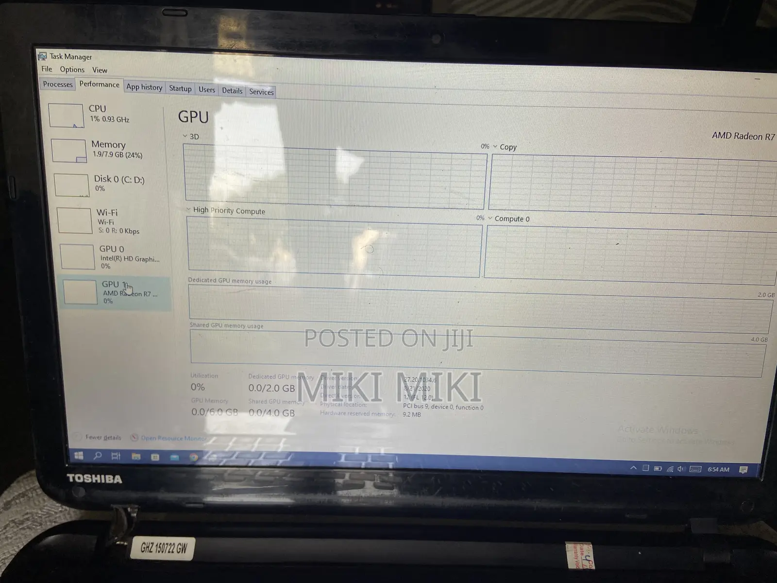 Laptop Toshiba Satellite C55 8GB Intel Core i5 HDD 512GB