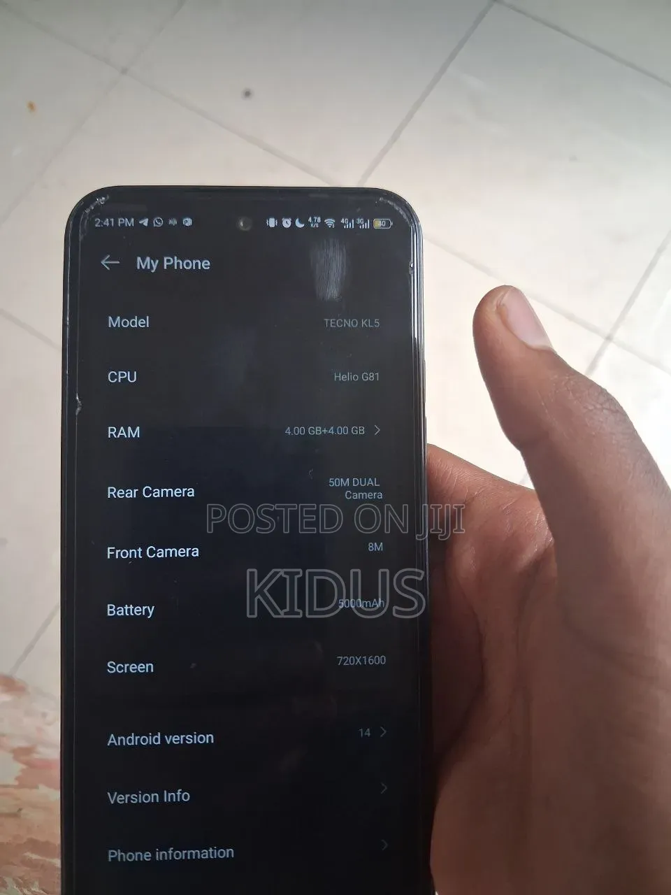 Tecno Spark 30C 128 GB Black