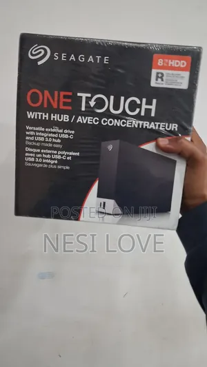 8TB Seagate One Touch External Hard Disk Storage