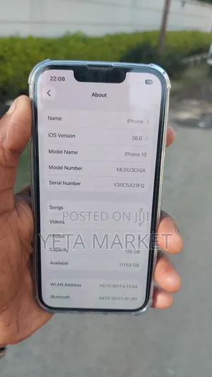 New Apple iPhone 13 128 GB Black