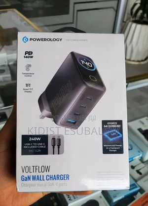 Powerology Voltflow GaN Wall Charger PD 140w