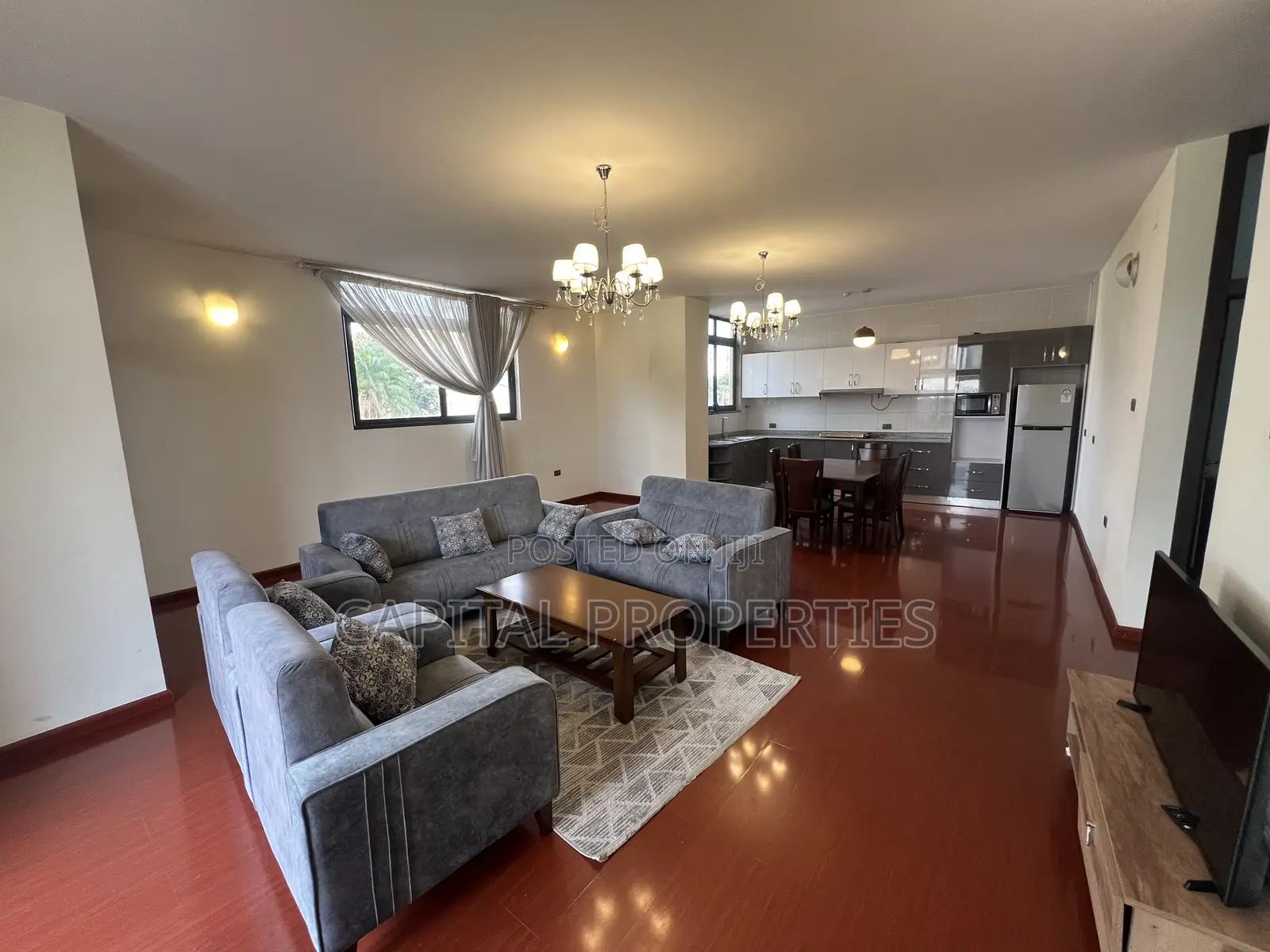 Furnished 3bdrm Apartment in Bole for rent