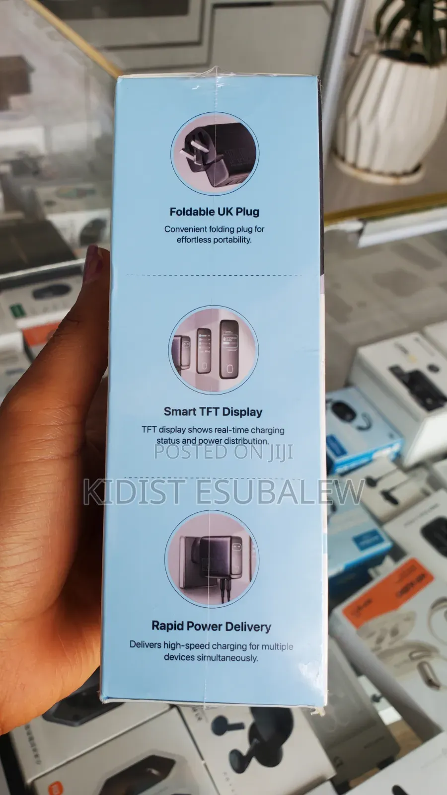 Powerology Voltflow GaN Wall Charger PD 140w