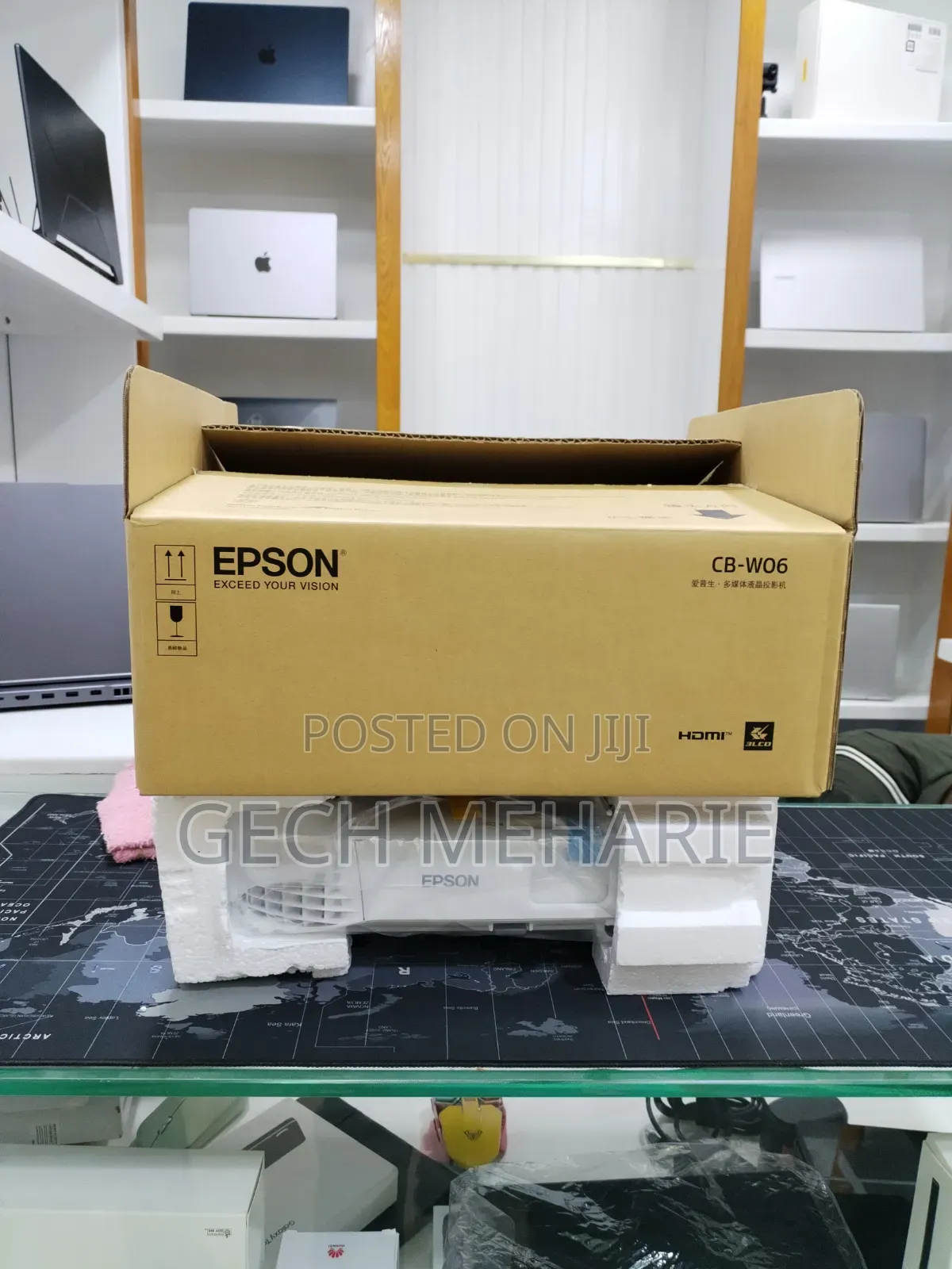 Brand New  EPSON Projector
Model Name:  CB -W06
Technology   3lcd
Har