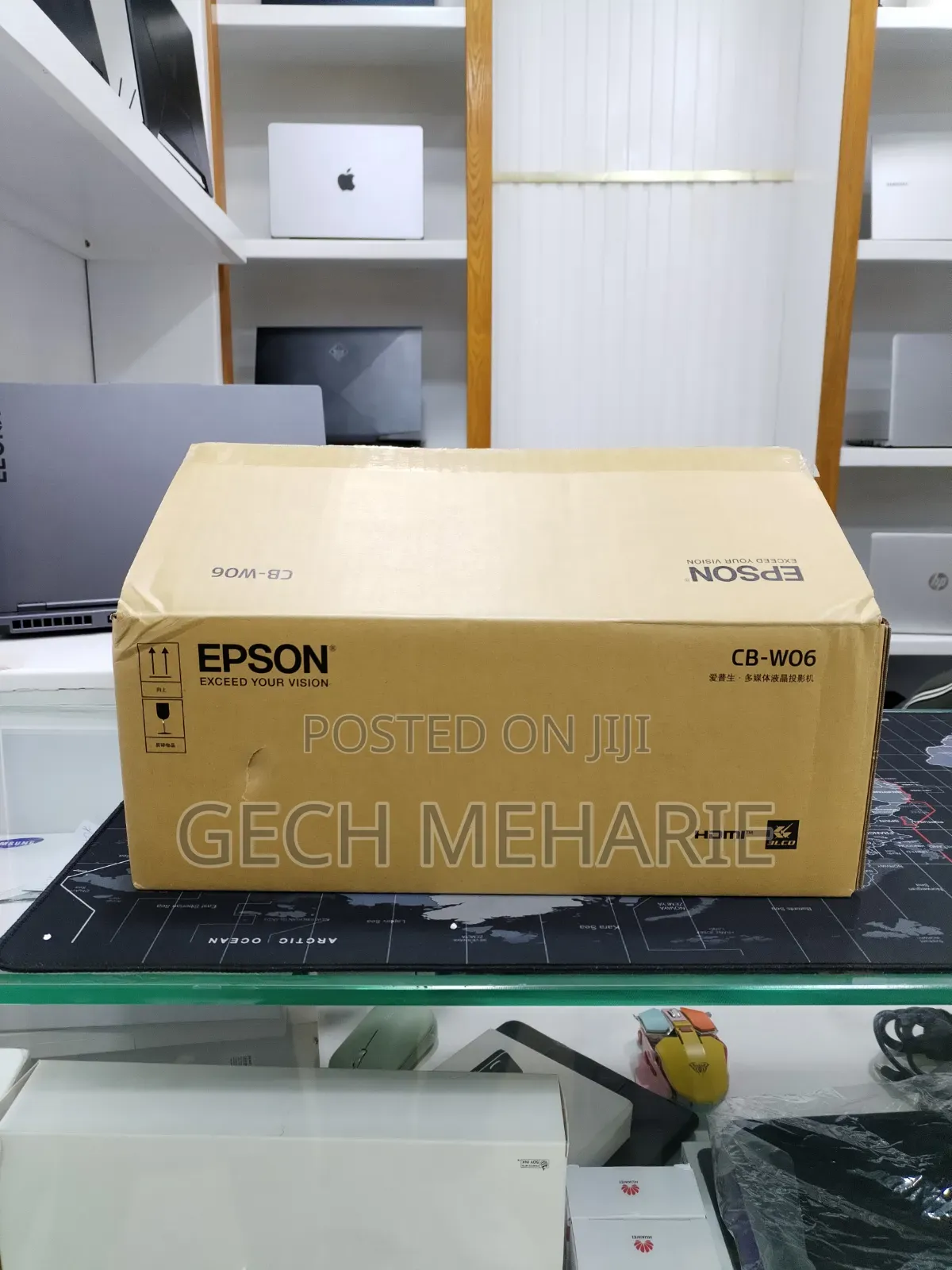 Brand New  EPSON Projector
Model Name:  CB -W06
Technology   3lcd
Har