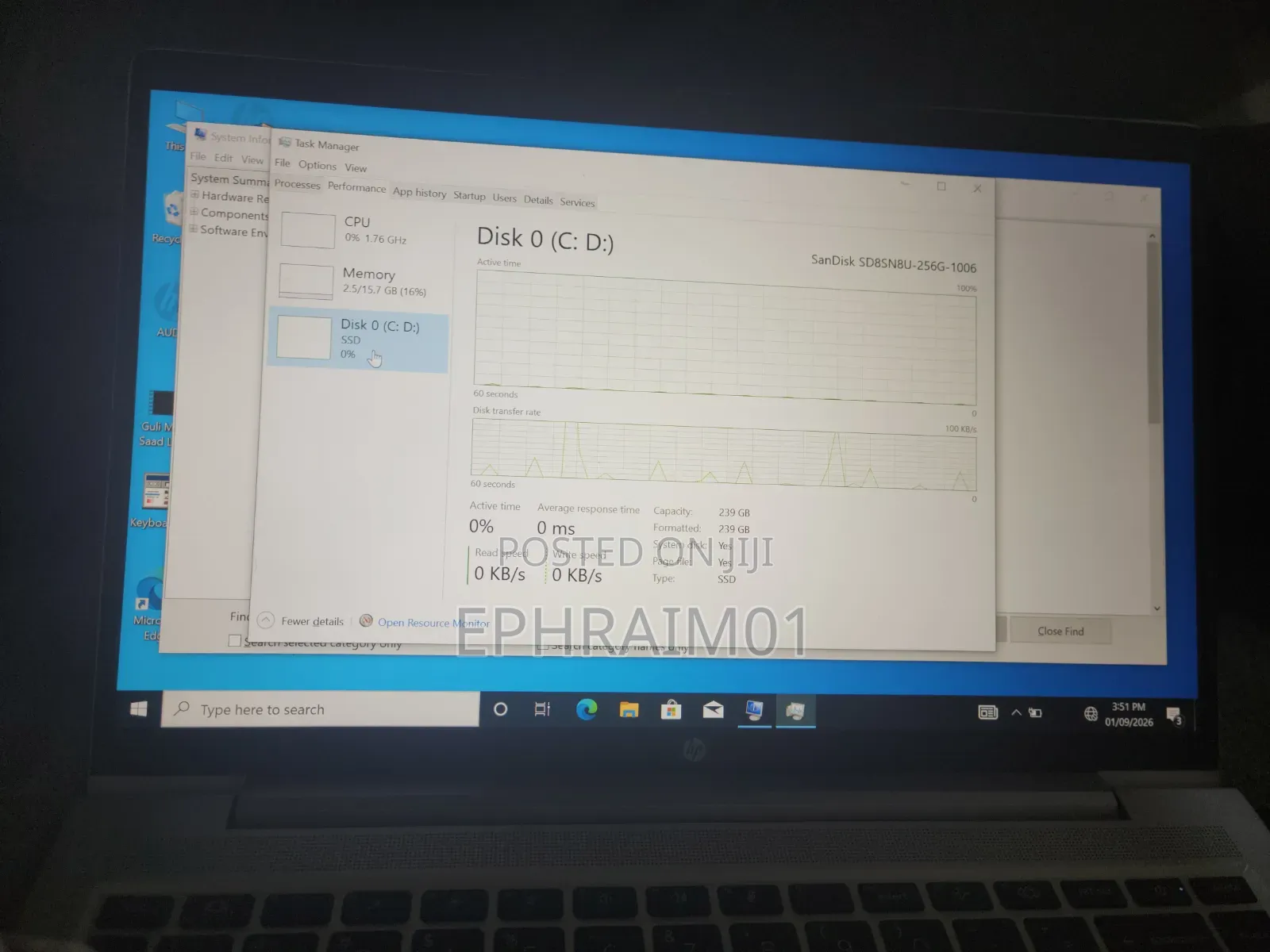 Laptop HP ProBook 440 G8 16GB Intel Core i7 SSD 256GB