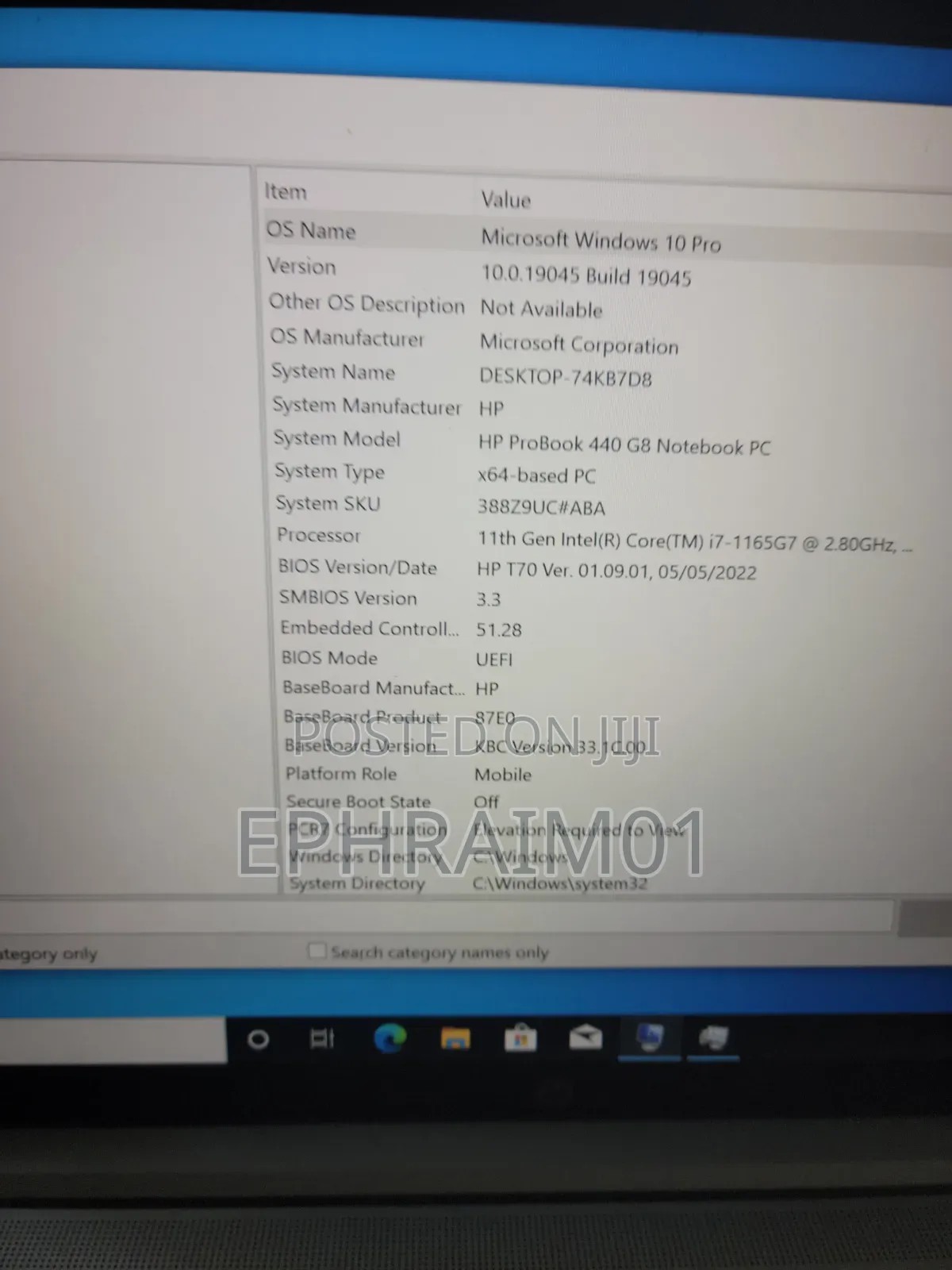 Laptop HP ProBook 440 G8 16GB Intel Core i7 SSD 256GB