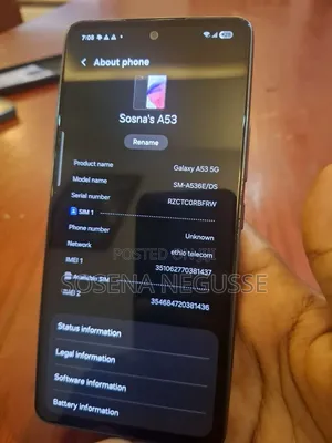 Samsung Galaxy A53 5G 128 GB Black