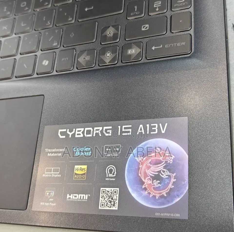 New Laptop MSI 16GB Intel Core i7 SSD 1T