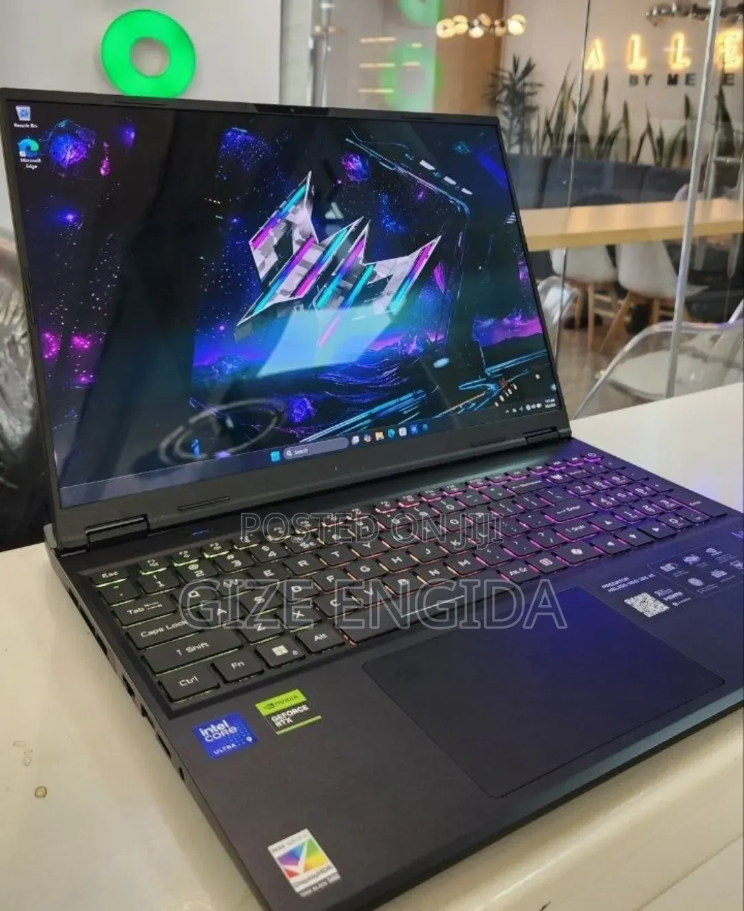 New Acer Predator Helios Neo 16 AI 32GB Intel Core Ultra 9 SSD 1T