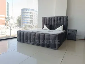 Plain 1.50 Meter Bed With Durability. አልጋ