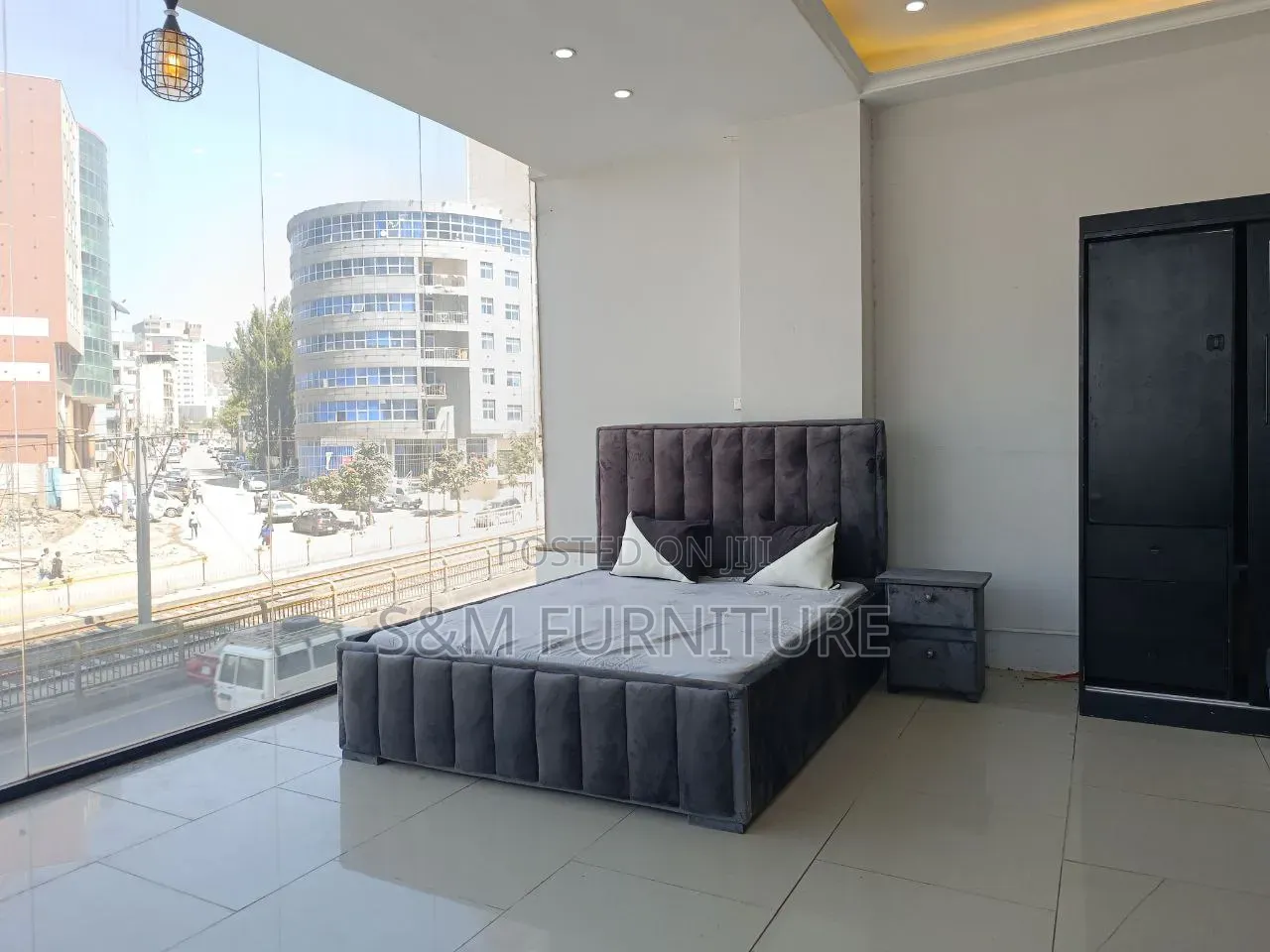 Plain 1.50 Meter Bed With Durability. አልጋ