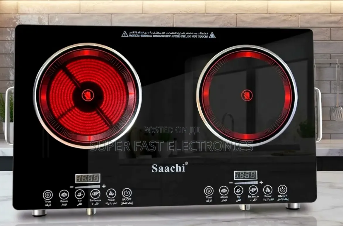 Saachi Electric Ceramic Stove and Kitchen Range Hood Collection