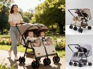 2 in One  Twin Baby  Stroller