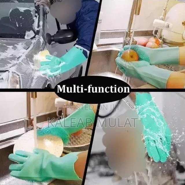✅ Magic Silicone Dish Washing Gloves