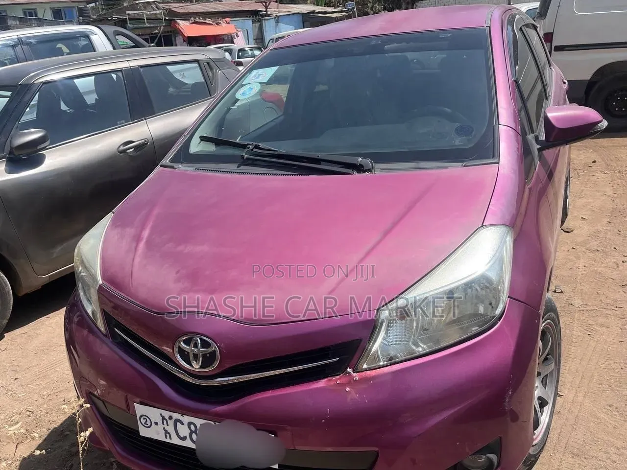 Toyota Yaris 2012 Purple