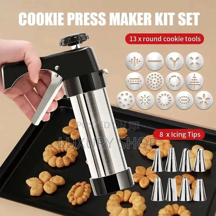 Cookie Press 👉የኩኪስ ቅርፅ ማውጪያ