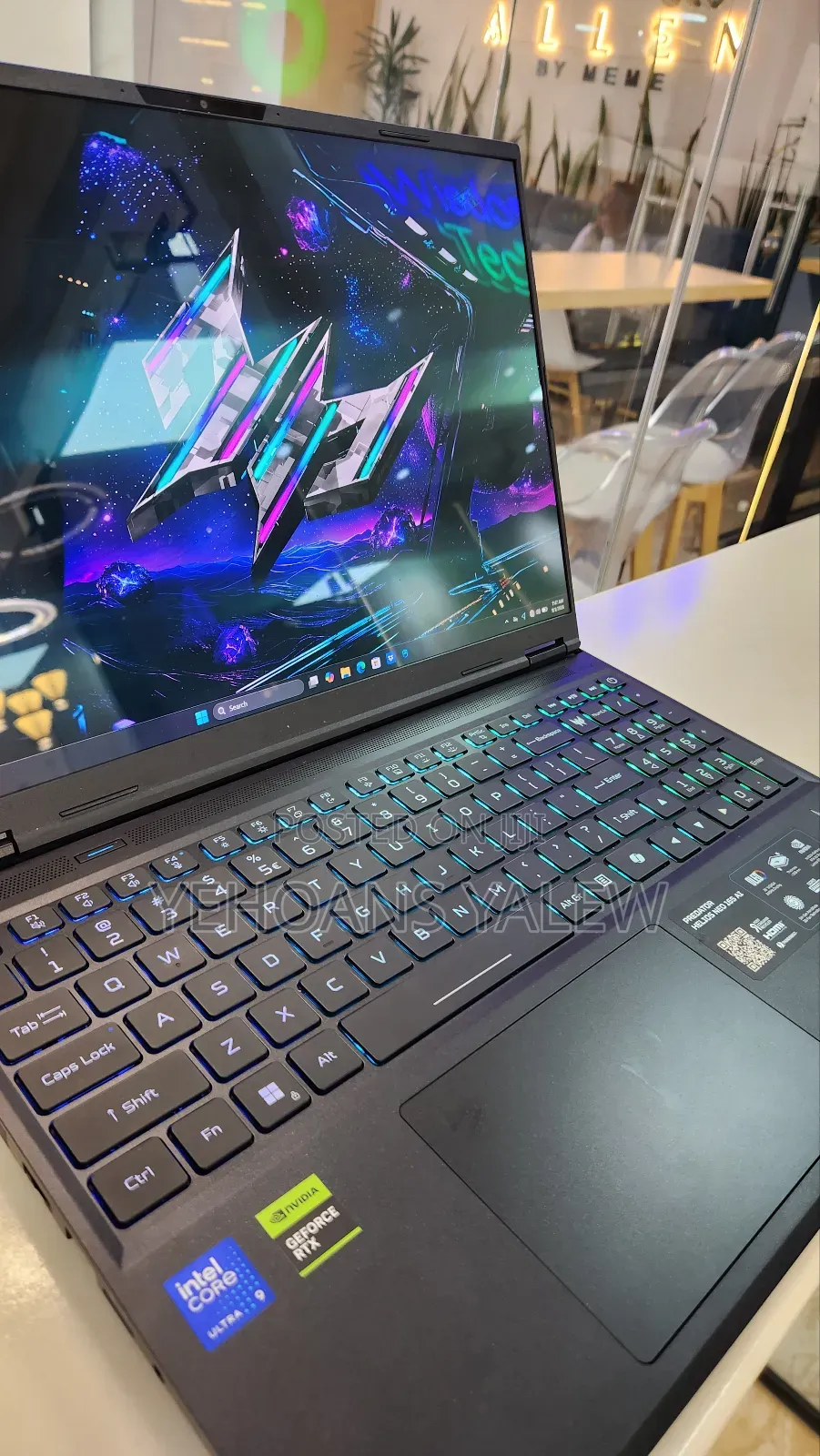 New Laptop Acer Predator Helios Neo 16 32GB Intel Core Ultra 9 SSD 1T