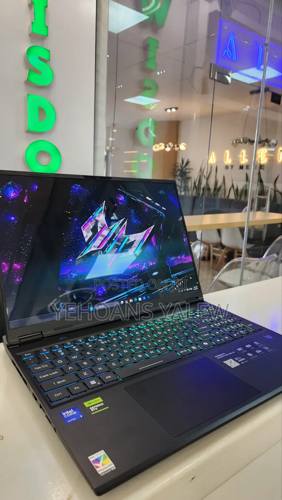 New Laptop Acer Predator Helios Neo 16 32GB Intel Core Ultra 9 SSD 1T