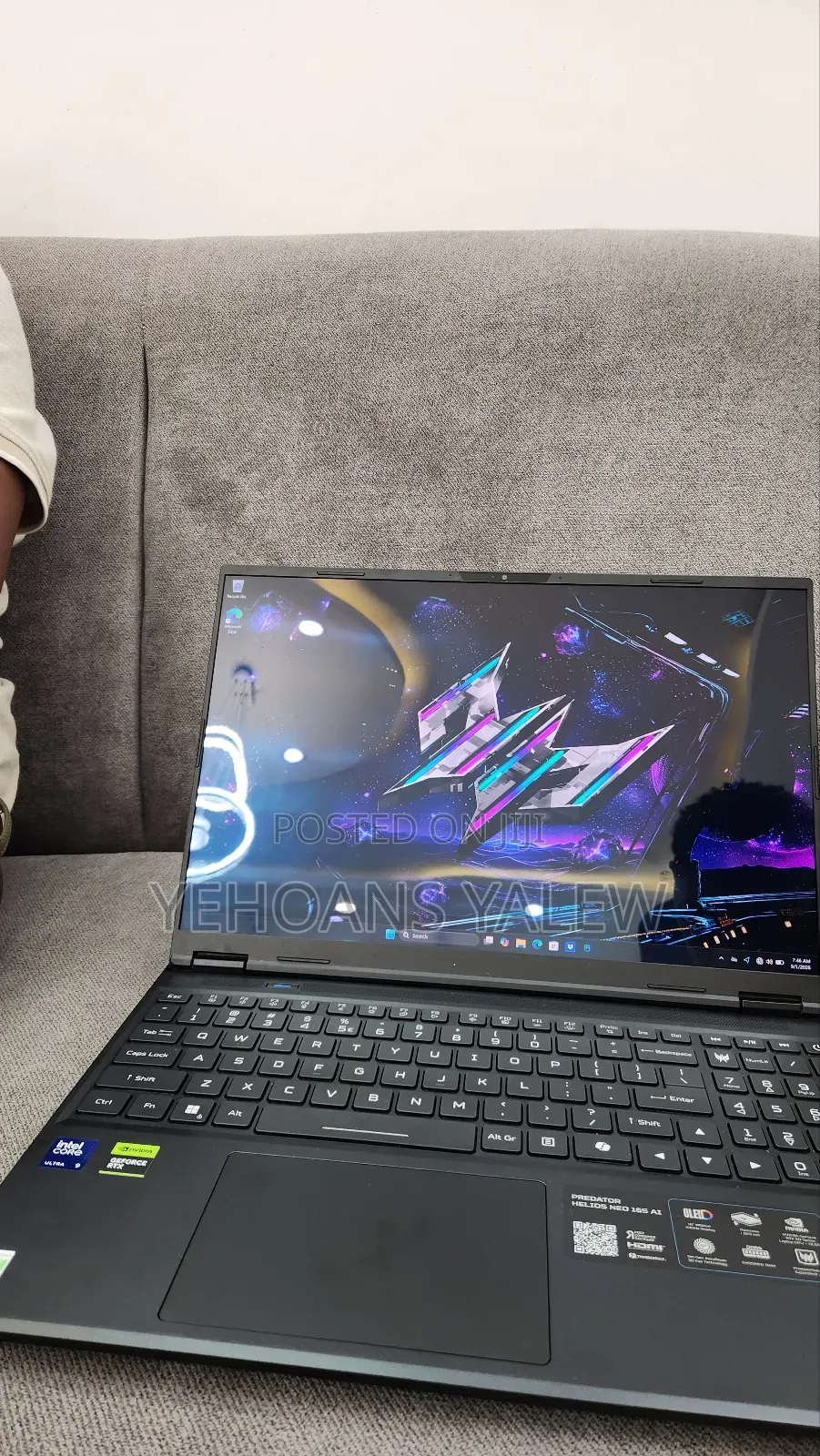 New Laptop Acer Predator Helios Neo 16 32GB Intel Core Ultra 9 SSD 1T