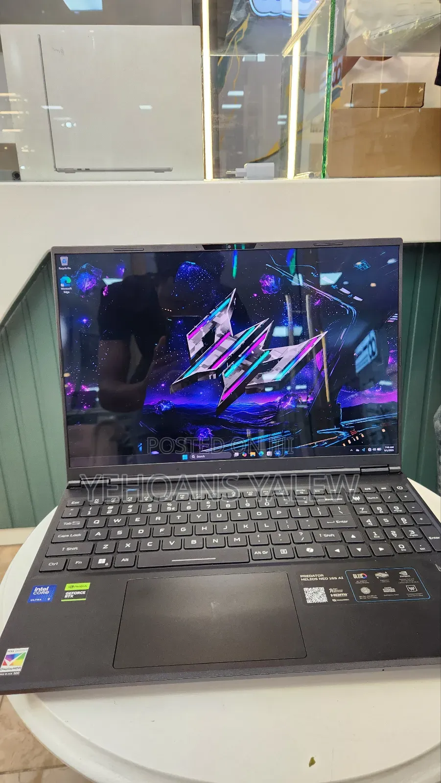 New Laptop Acer Predator Helios Neo 16 32GB Intel Core Ultra 9 SSD 1T