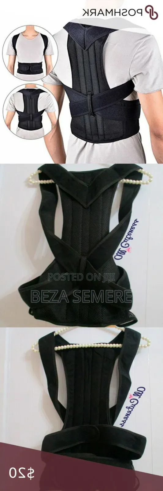 Heavy-Duty Back Support Belt for Lumbar & Spine Alignment