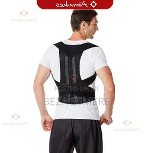 Full Back Support Belt With Adjustable Shoulder Straps