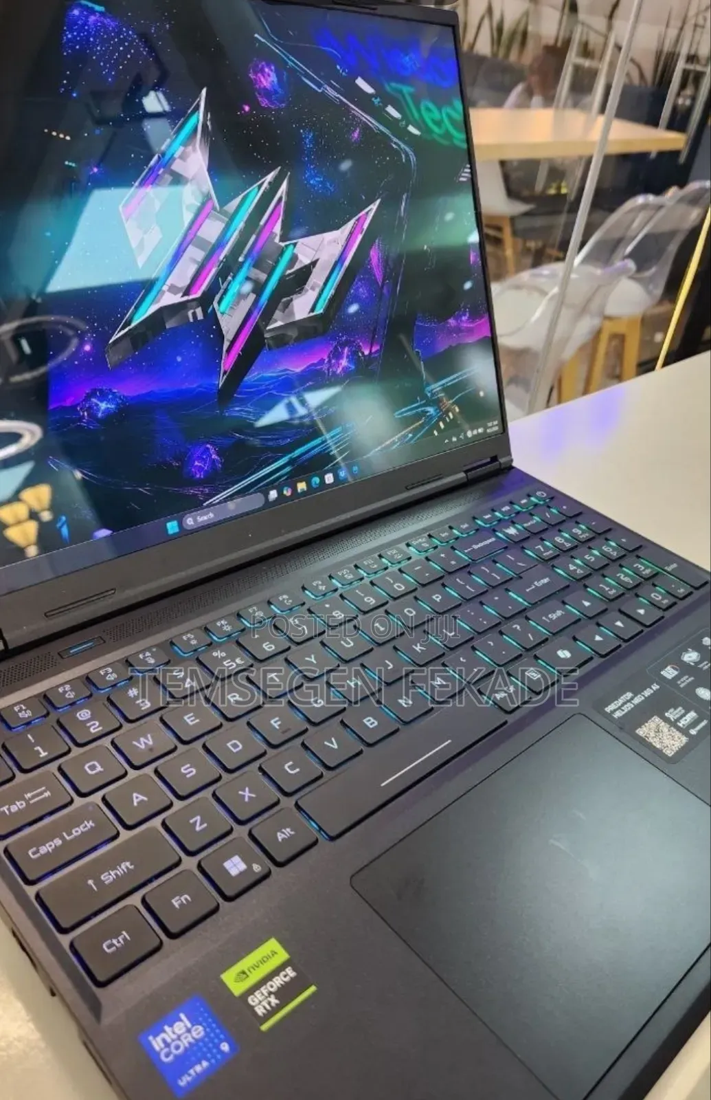 New Laptop Acer Predator Helios Neo 16 32GB Intel Core Ultra 9 SSD 1T