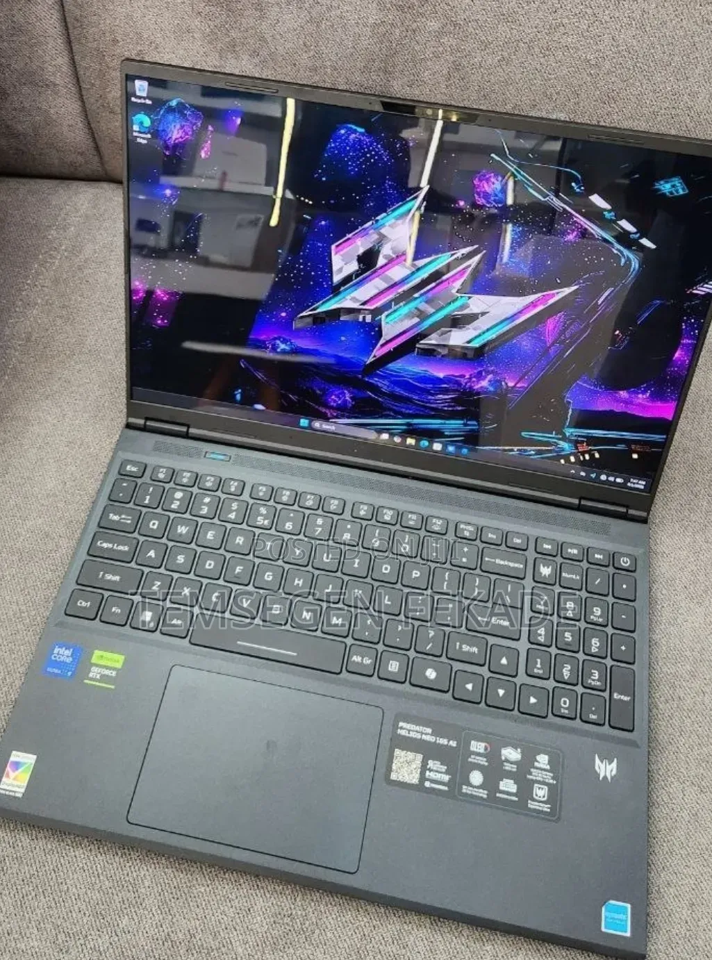 New Laptop Acer Predator Helios Neo 16 32GB Intel Core Ultra 9 SSD 1T