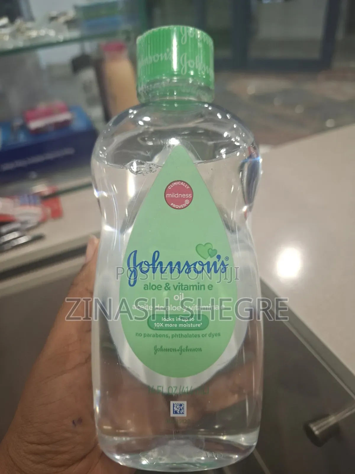 Johnson's Aloe and Vitamin E Oil