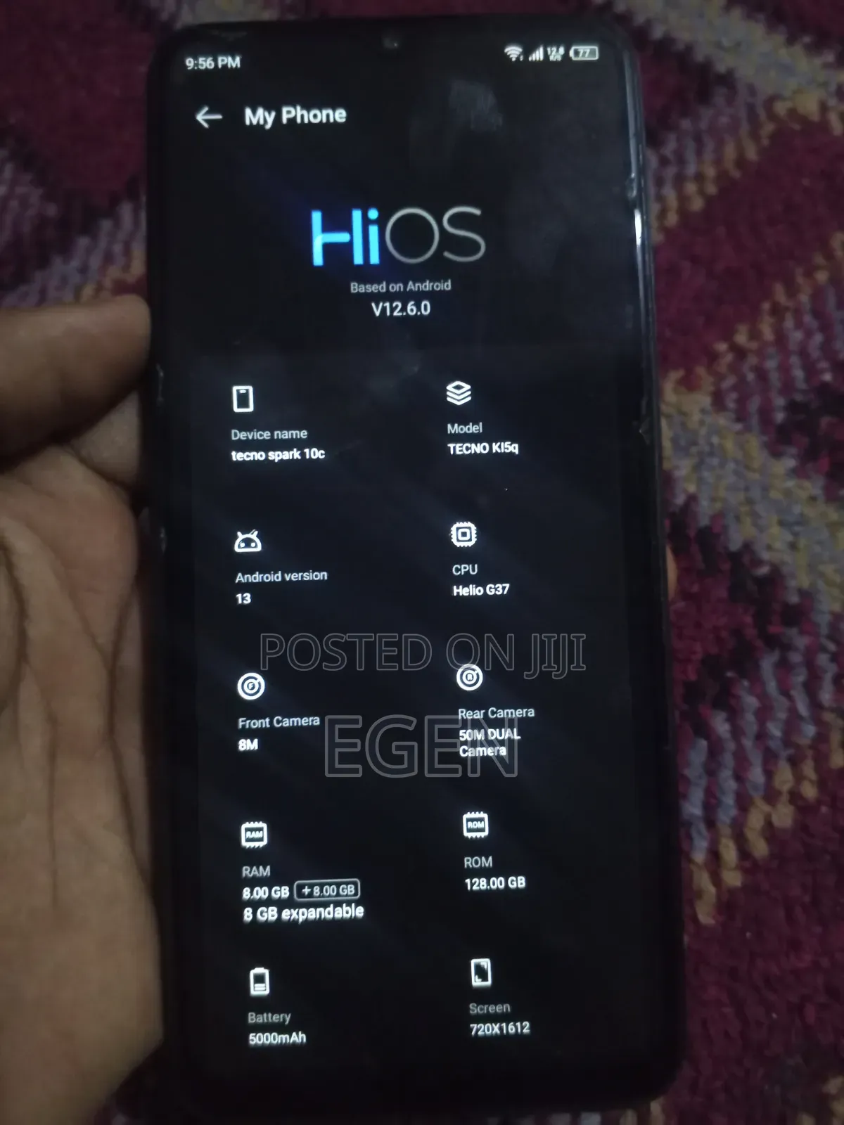 Tecno Spark 10 128 GB Blue