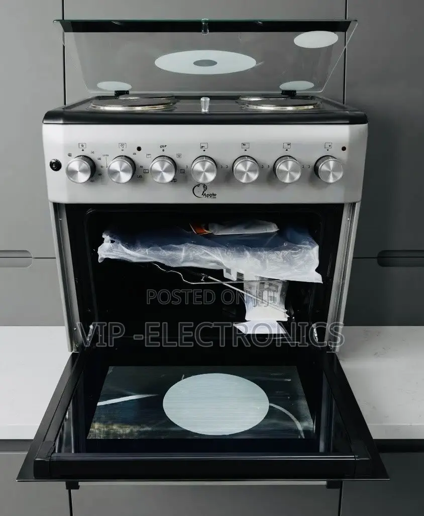 Apple Oven 60x60 Freestanding 4-Electric Cooker With Oven